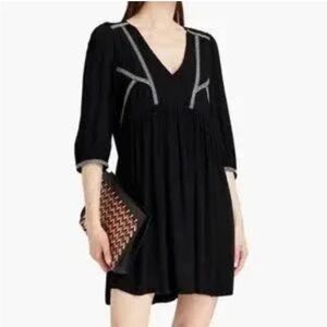 BA&SH Women’s Alma Mini Dress Black Size 2